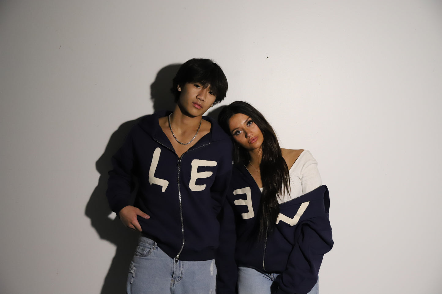 Navy Reverse LE Zip Up